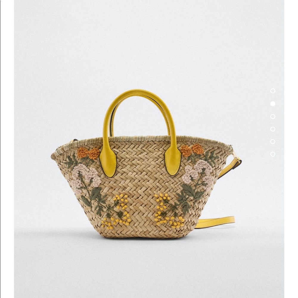 Zara Mini Raffia bag